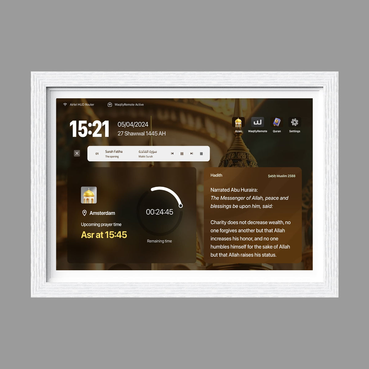 Waqtly Plus • 13,5 inch
